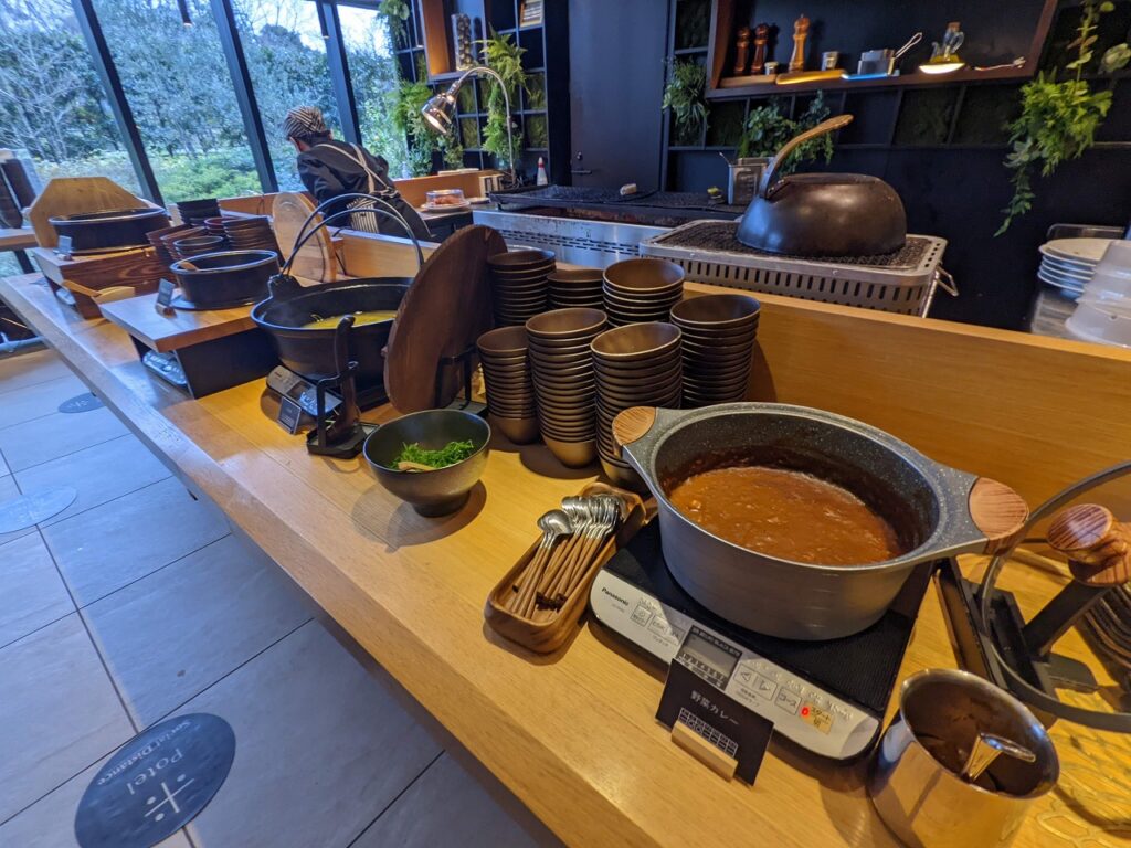 梅小路ポテル京都の朝食会場